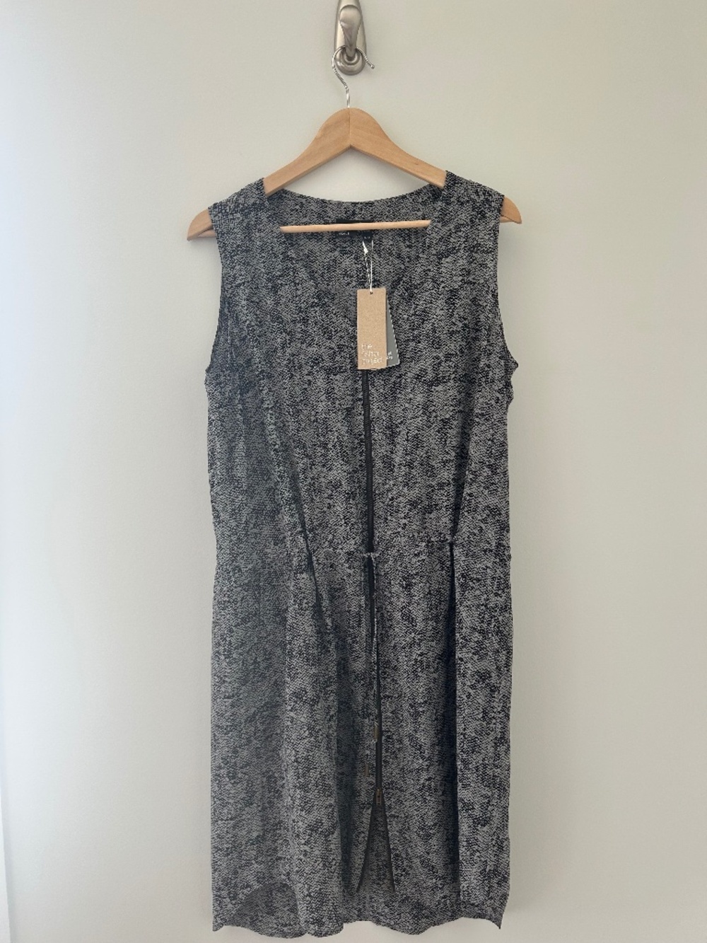 NWT Eileen Fisher Project Sleeveless Silk Roadster Dress Sz XL